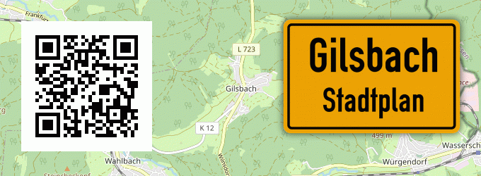 Stadtplan Gilsbach
