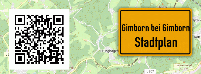 Stadtplan Gimborn bei Gimborn