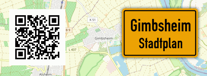 Stadtplan Gimbsheim