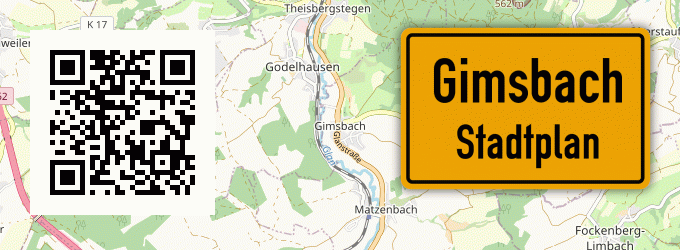 Stadtplan Gimsbach