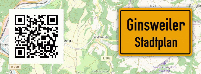 Stadtplan Ginsweiler