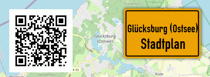 Stadtplan Glücksburg (Ostsee)