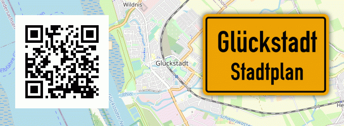 Stadtplan Glückstadt