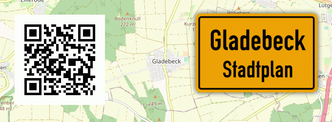 Stadtplan Gladebeck