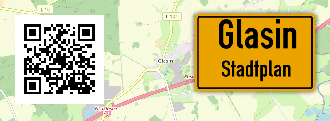 Stadtplan Glasin