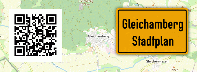 Stadtplan Gleichamberg