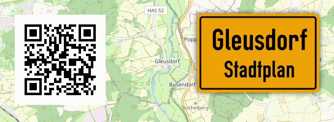 Stadtplan Gleusdorf