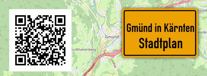 Stadtplan Gmünd in Kärnten