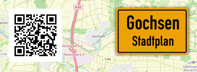 Stadtplan Gochsen