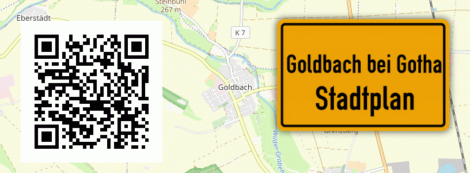 Stadtplan Goldbach bei Gotha