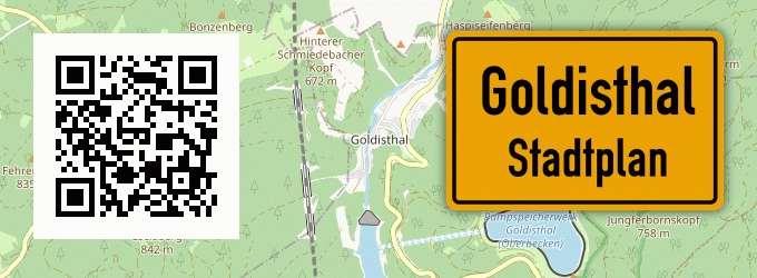 Stadtplan Goldisthal