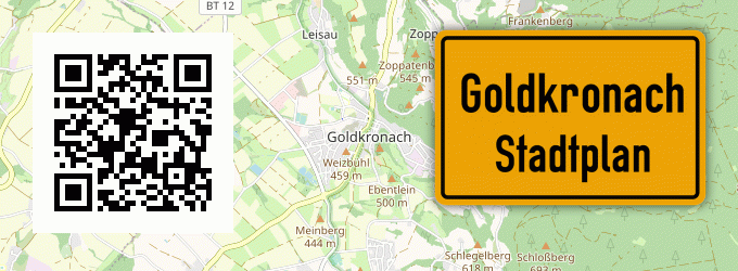 Stadtplan Goldkronach