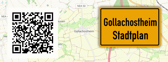 Stadtplan Gollachostheim