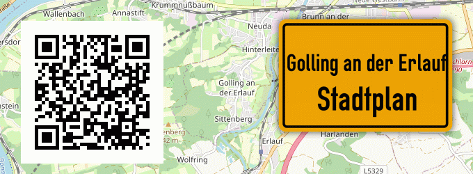 Stadtplan Golling an der Erlauf