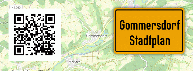 Stadtplan Gommersdorf