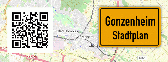 Stadtplan Gonzenheim
