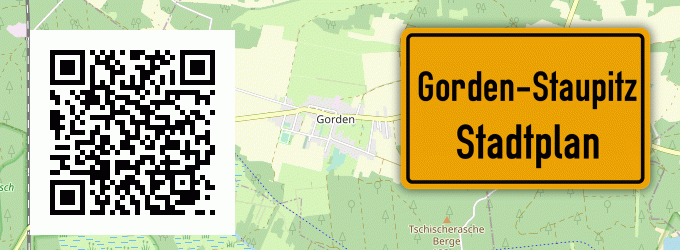 Stadtplan Gorden-Staupitz