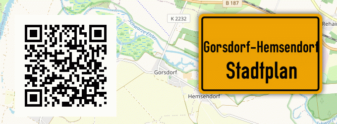 Stadtplan Gorsdorf-Hemsendorf