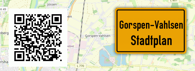Stadtplan Gorspen-Vahlsen