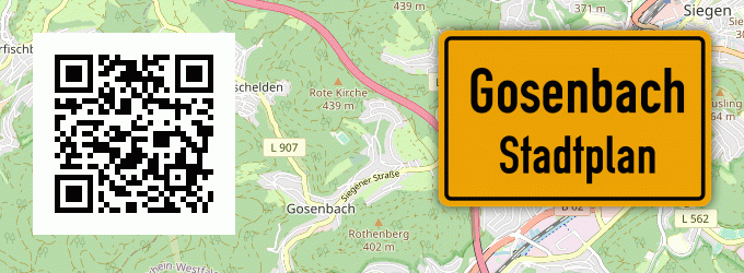 Stadtplan Gosenbach