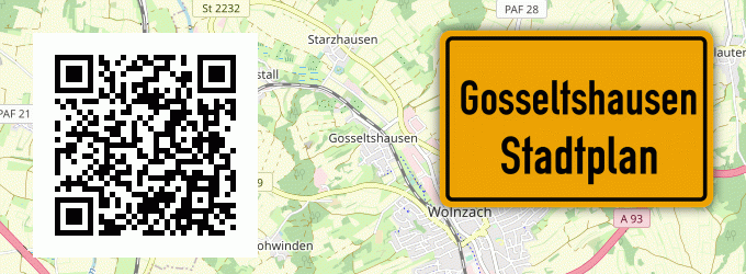 Stadtplan Gosseltshausen