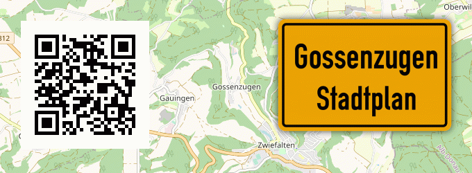 Stadtplan Gossenzugen