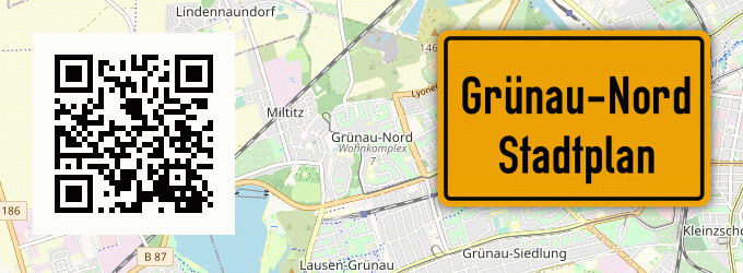 Stadtplan Grünau-Nord
