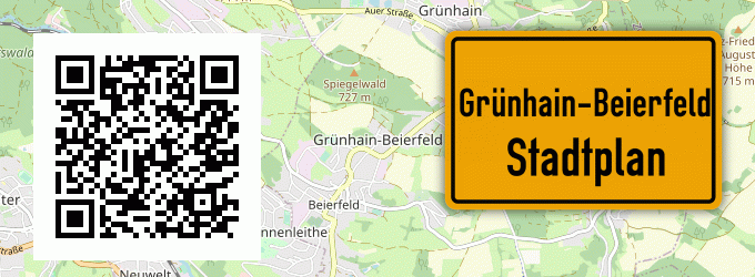 Stadtplan Grünhain-Beierfeld