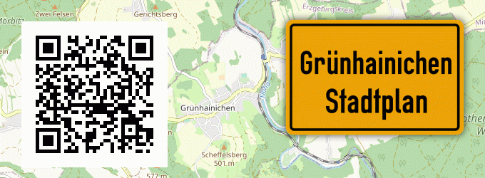 Stadtplan Grünhainichen