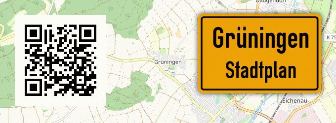Stadtplan Grüningen