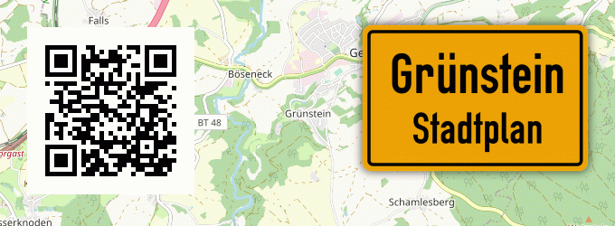 Stadtplan Grünstein