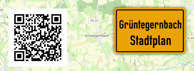 Stadtplan Grüntegernbach