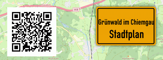 Stadtplan Grünwald im Chiemgau