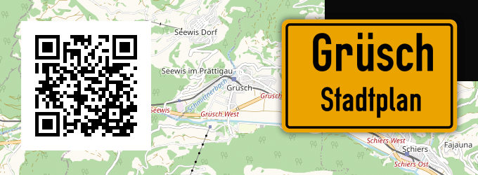 Stadtplan Grüsch