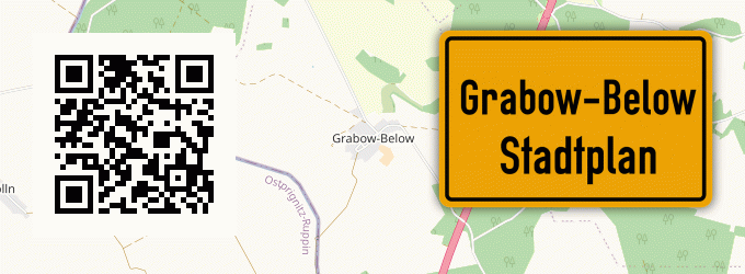 Stadtplan Grabow-Below