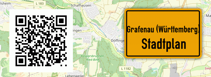 Stadtplan Grafenau (Württemberg)