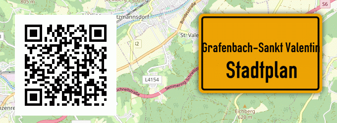 Stadtplan Grafenbach-Sankt Valentin