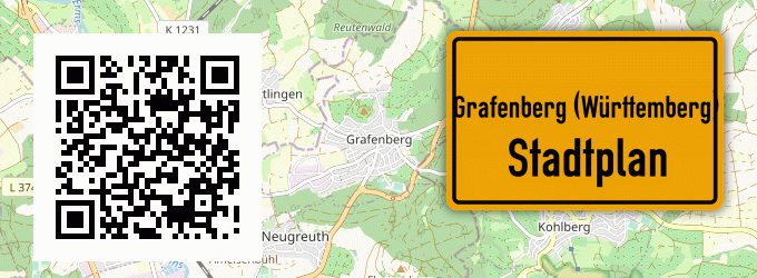 Stadtplan Grafenberg (Württemberg)