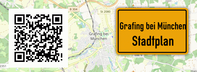 Stadtplan Grafing bei München