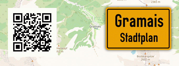 Stadtplan Gramais