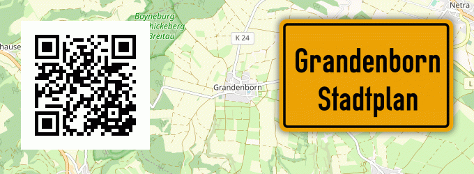 Stadtplan Grandenborn