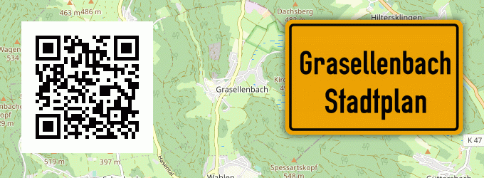 Stadtplan Grasellenbach