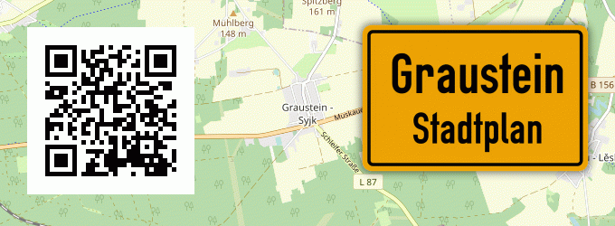 Stadtplan Graustein