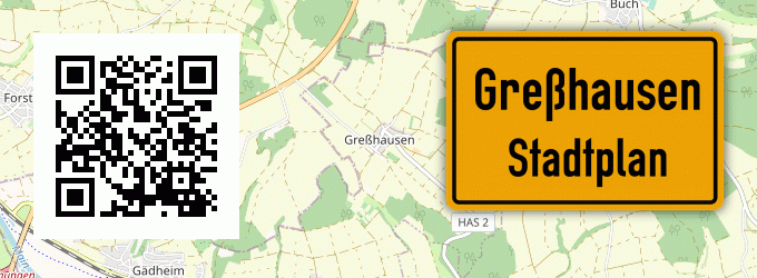 Stadtplan Greßhausen