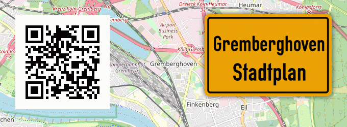 Stadtplan Gremberghoven