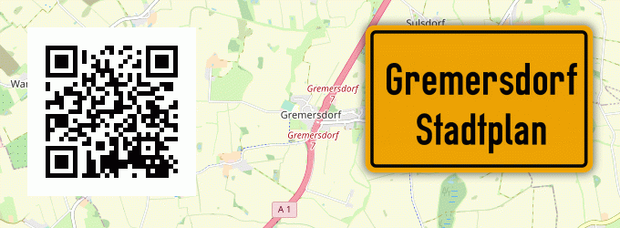 Stadtplan Gremersdorf, Holstein