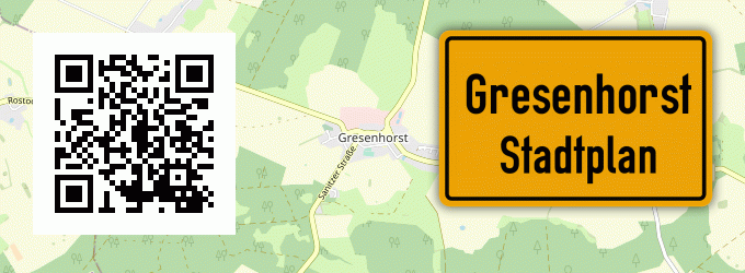 Stadtplan Gresenhorst