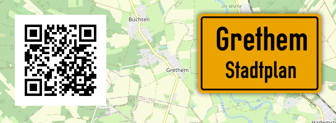 Stadtplan Grethem