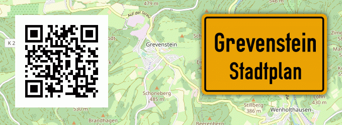 Stadtplan Grevenstein