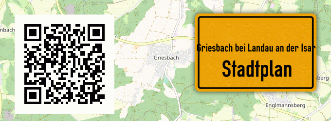Stadtplan Griesbach bei Landau an der Isar